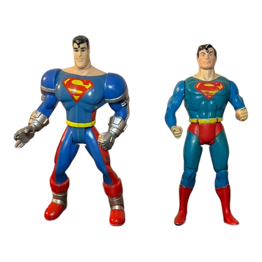 Vintage Superman Action Figures 80s 90s